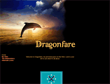 Tablet Screenshot of dragonfare.com
